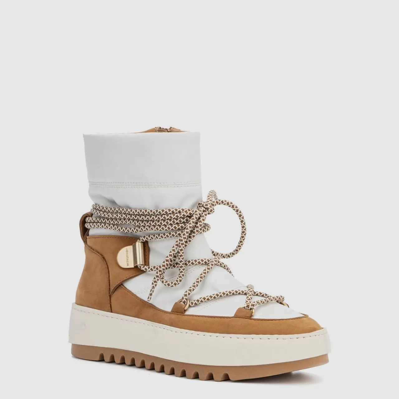 Aquatalia Boots | Amalia Off White/Honey