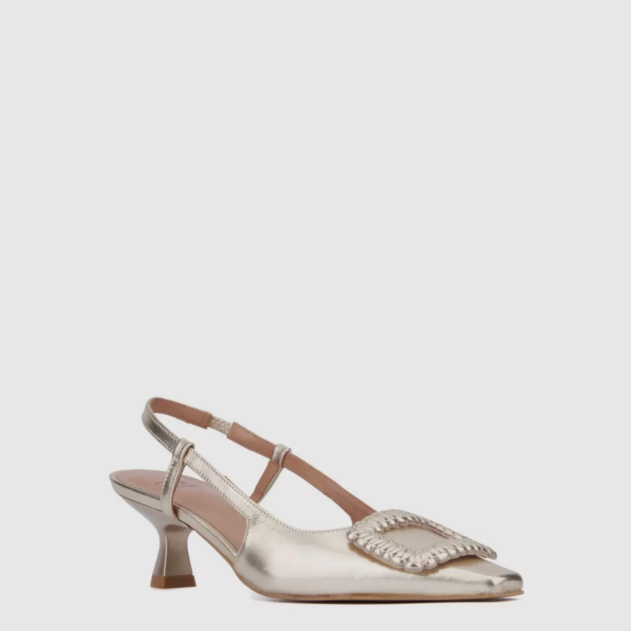 Aquatalia Heels | Arabella Platino