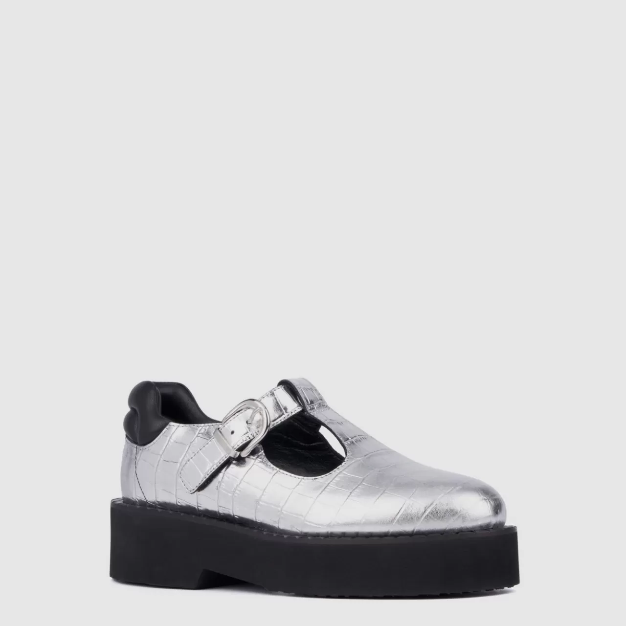 Aquatalia Flats | Malvina Silver/Black