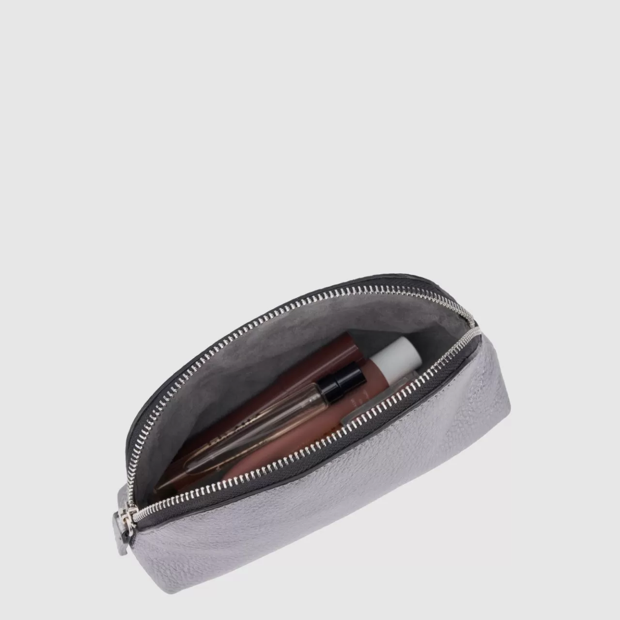 Aquatalia Handbags | Medium Zip Wristlet Silver