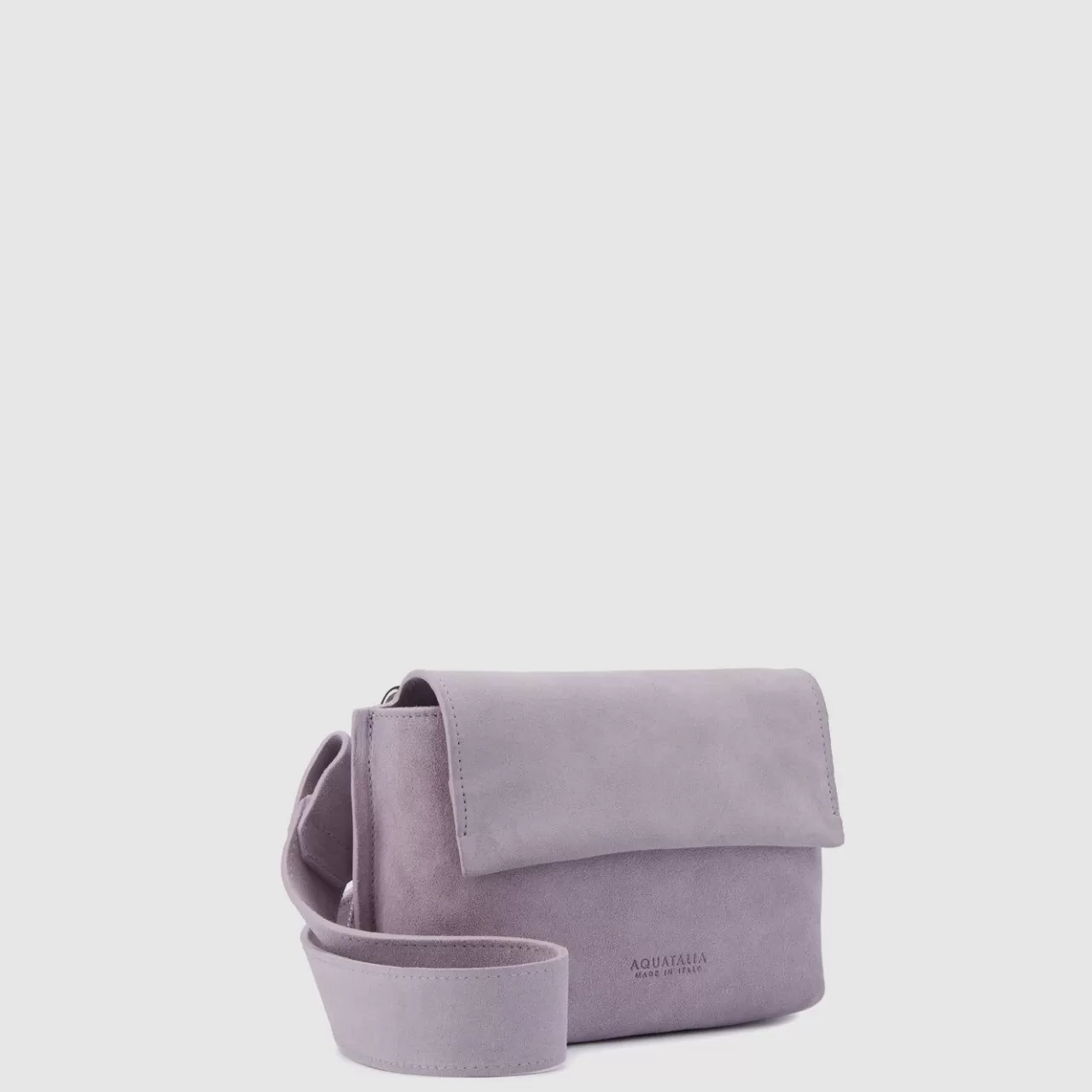 Aquatalia Handbags | Soho Crossbody Mauve Grey